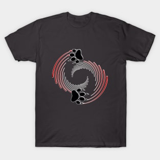 Cat Scratches Swirl T-Shirt